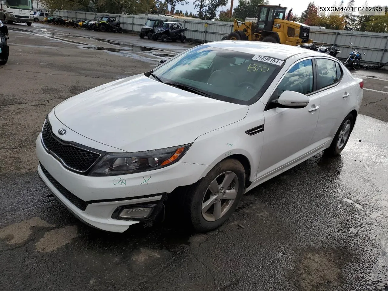 2015 Kia Optima Lx VIN: 5XXGM4A71FG462595 Lot: 75696154