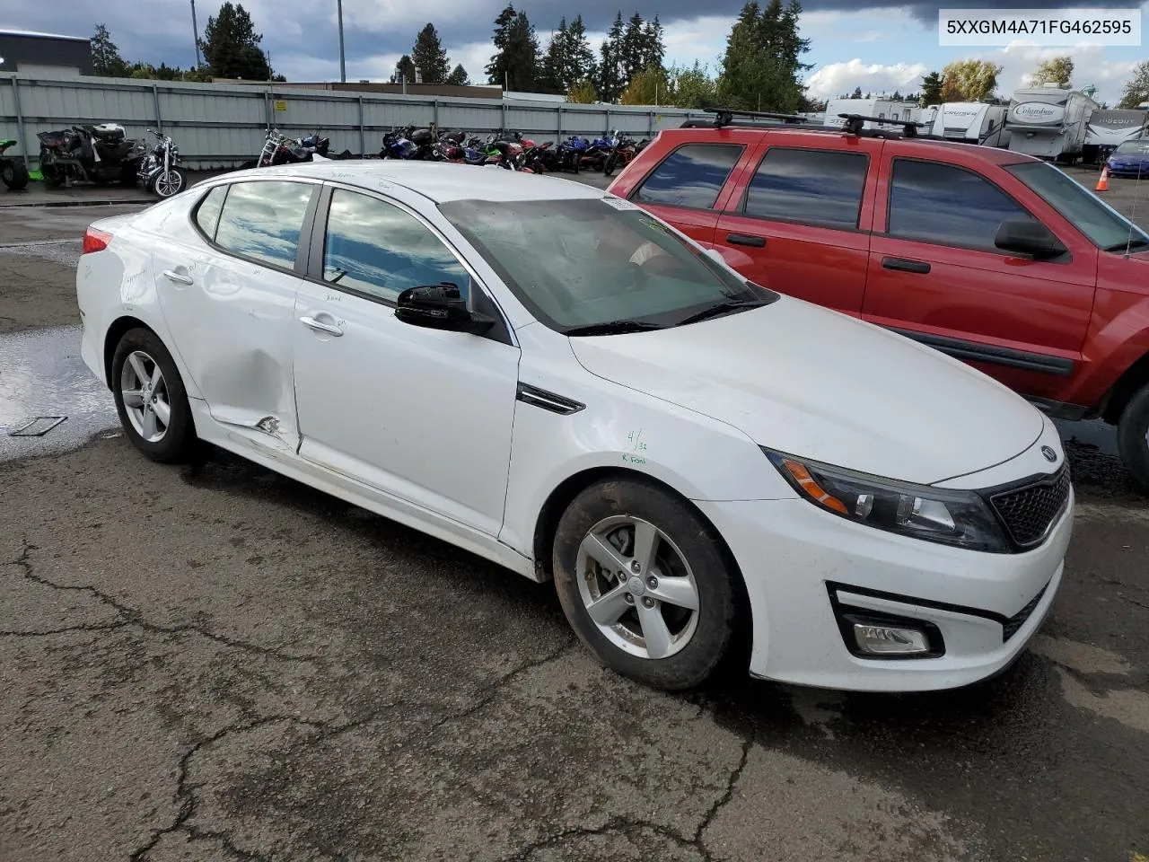 2015 Kia Optima Lx VIN: 5XXGM4A71FG462595 Lot: 75696154