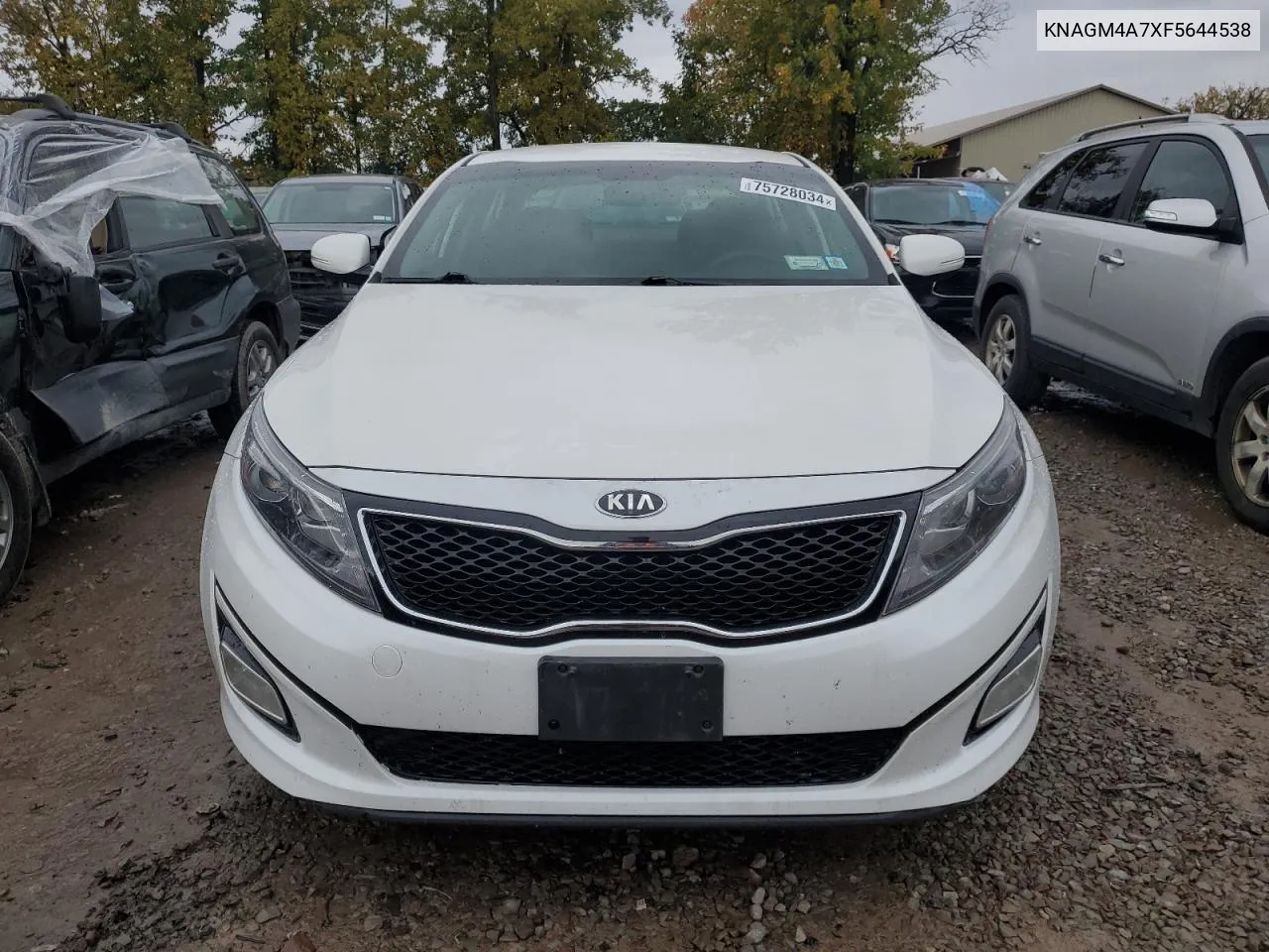 2015 Kia Optima Lx VIN: KNAGM4A7XF5644538 Lot: 75728034