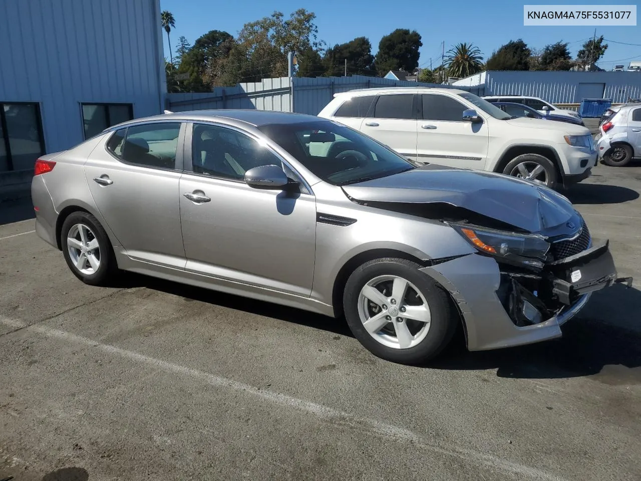 2015 Kia Optima Lx VIN: KNAGM4A75F5531077 Lot: 75754444