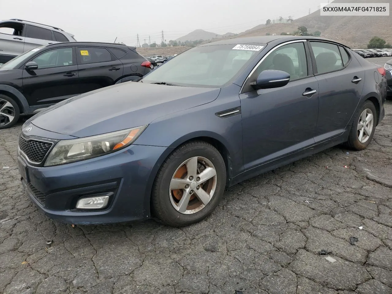 2015 Kia Optima Lx VIN: 5XXGM4A74FG471825 Lot: 75759864