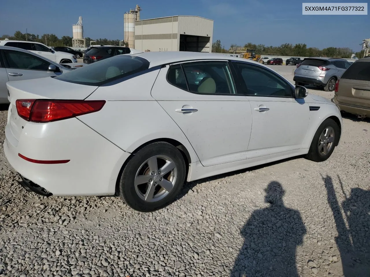 5XXGM4A71FG377322 2015 Kia Optima Lx