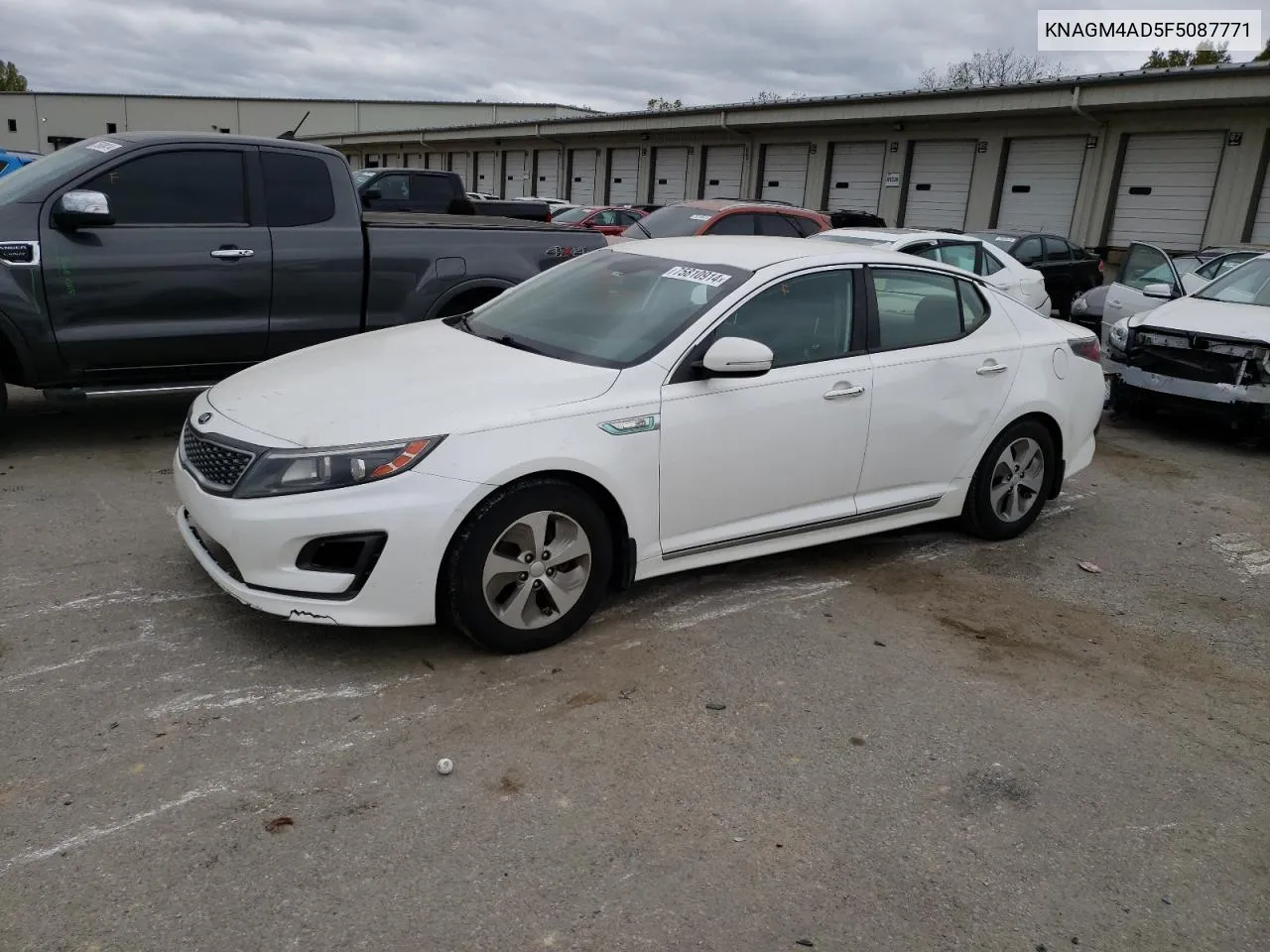 2015 Kia Optima Hybrid VIN: KNAGM4AD5F5087771 Lot: 75810914