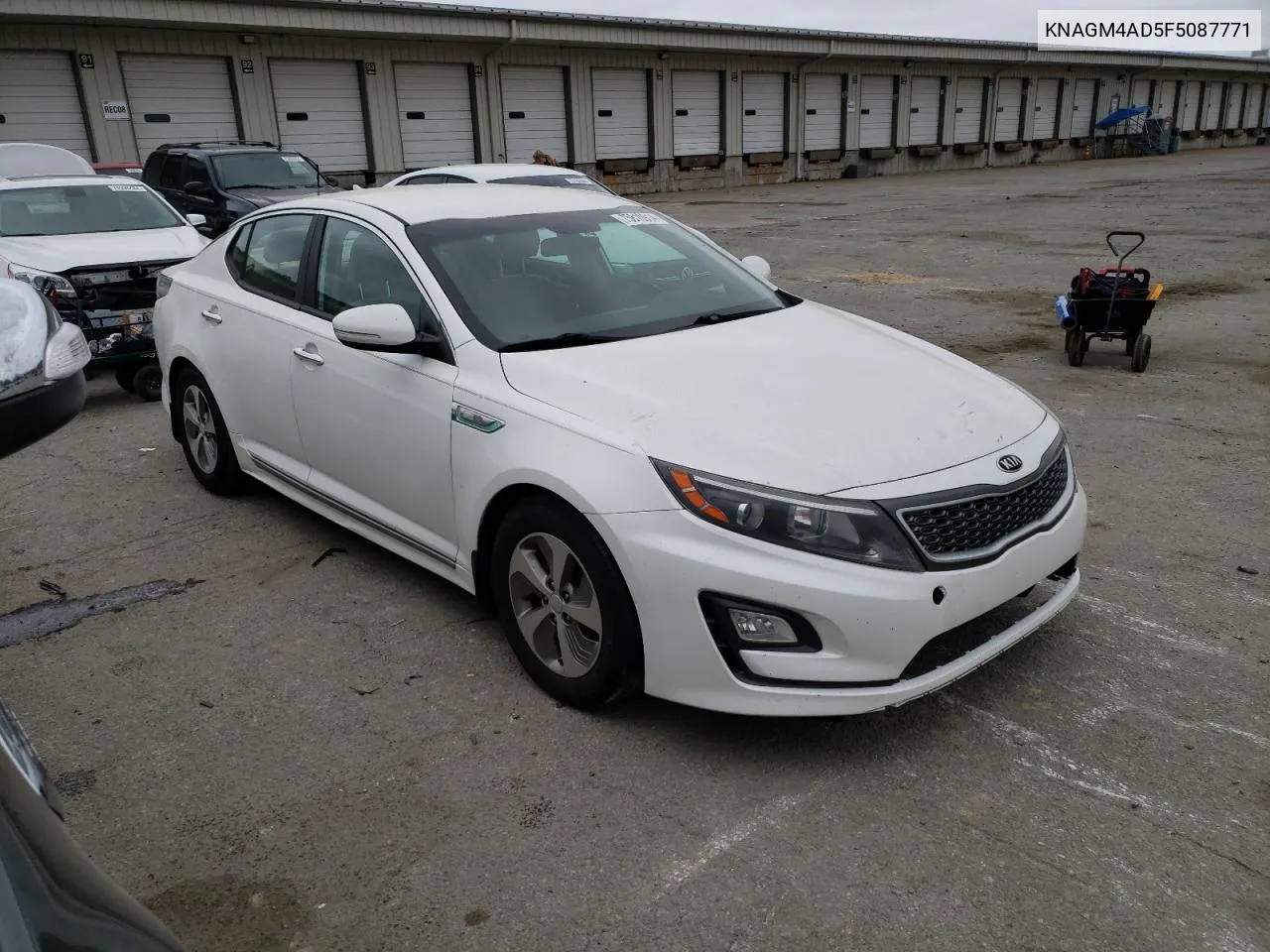 2015 Kia Optima Hybrid VIN: KNAGM4AD5F5087771 Lot: 75810914