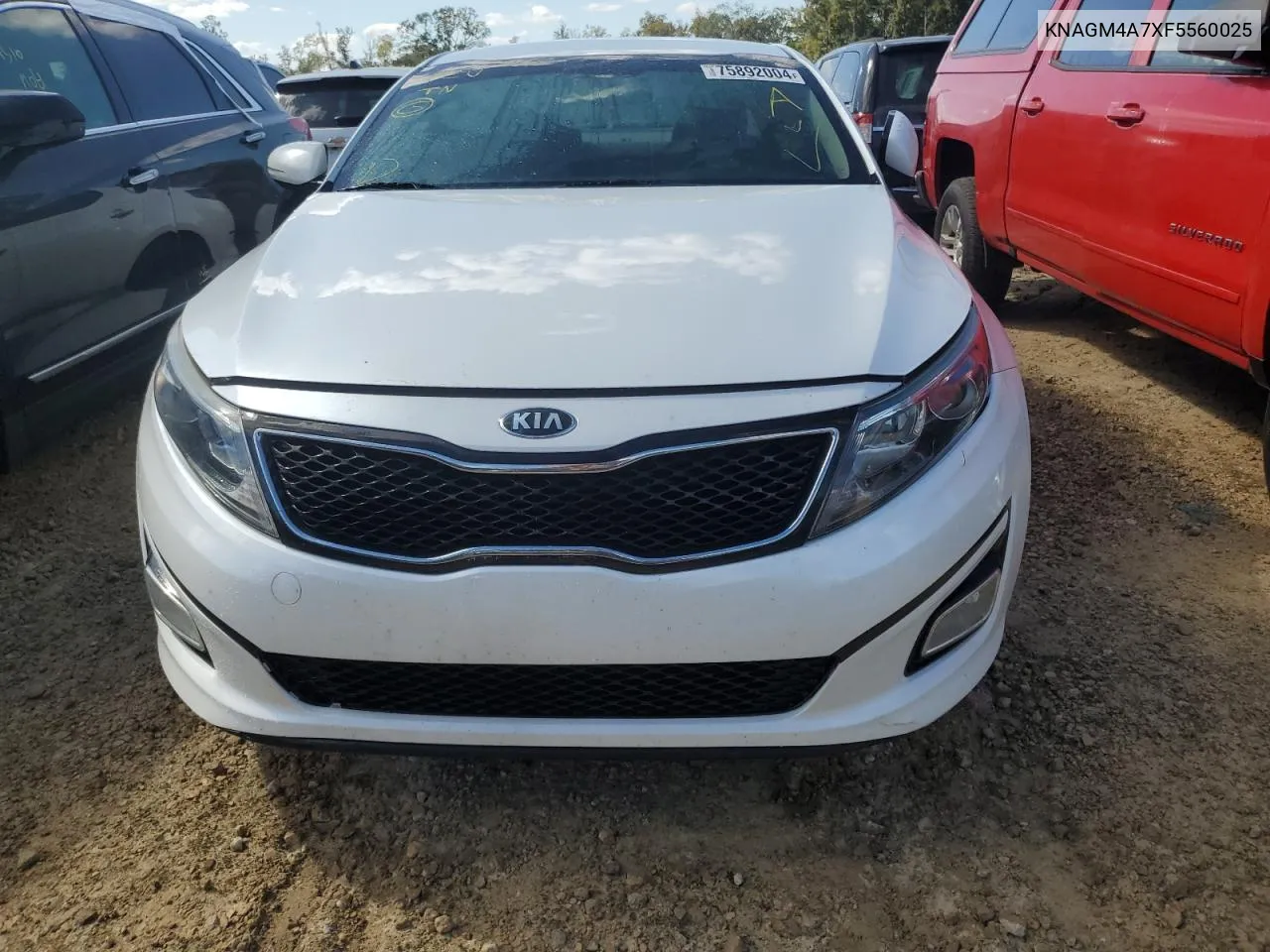 2015 Kia Optima Lx VIN: KNAGM4A7XF5560025 Lot: 75892004