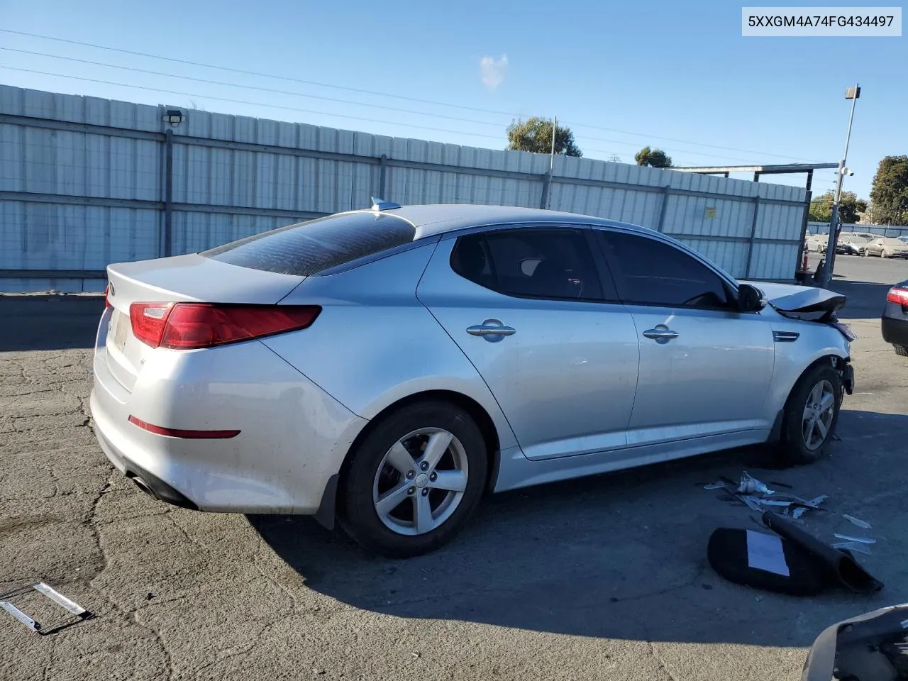 5XXGM4A74FG434497 2015 Kia Optima Lx