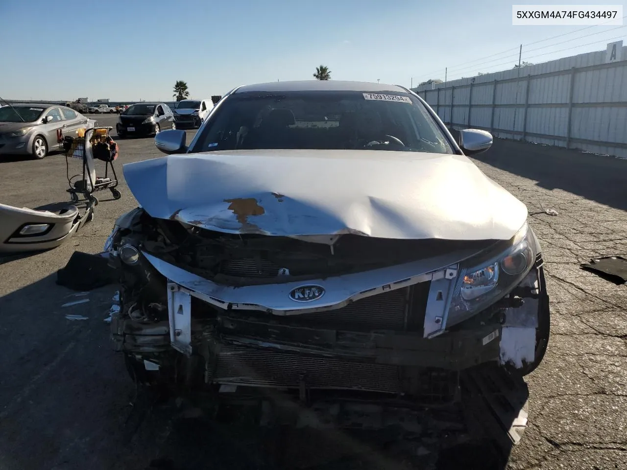 5XXGM4A74FG434497 2015 Kia Optima Lx