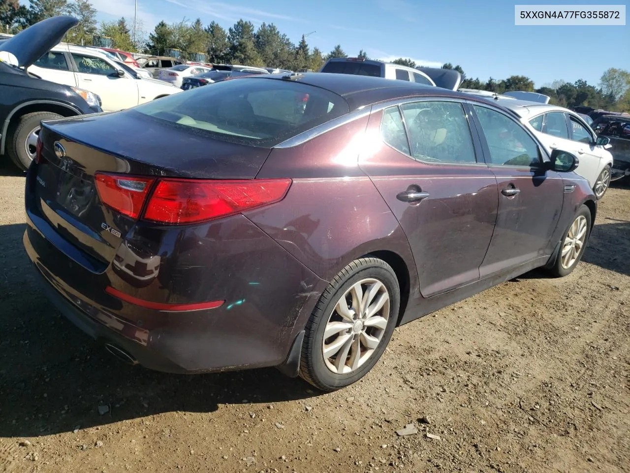 5XXGN4A77FG355872 2015 Kia Optima Ex