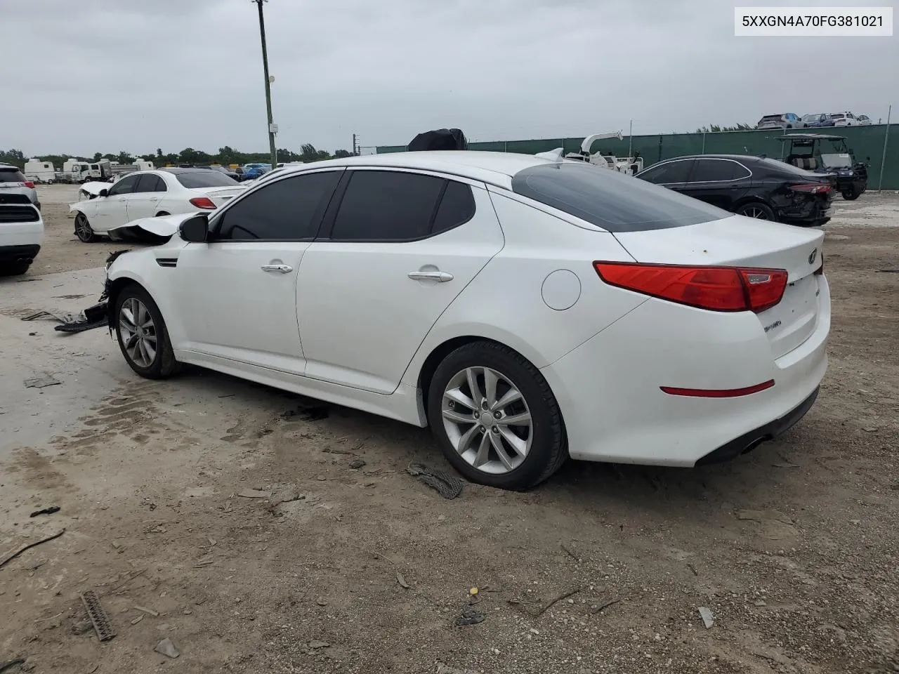 2015 Kia Optima Ex VIN: 5XXGN4A70FG381021 Lot: 75947194