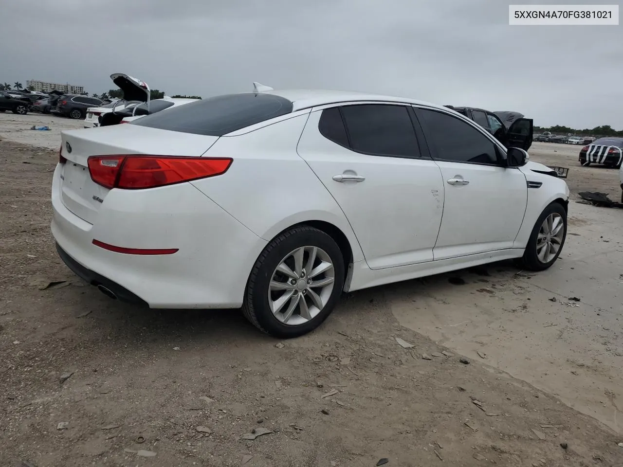 2015 Kia Optima Ex VIN: 5XXGN4A70FG381021 Lot: 75947194