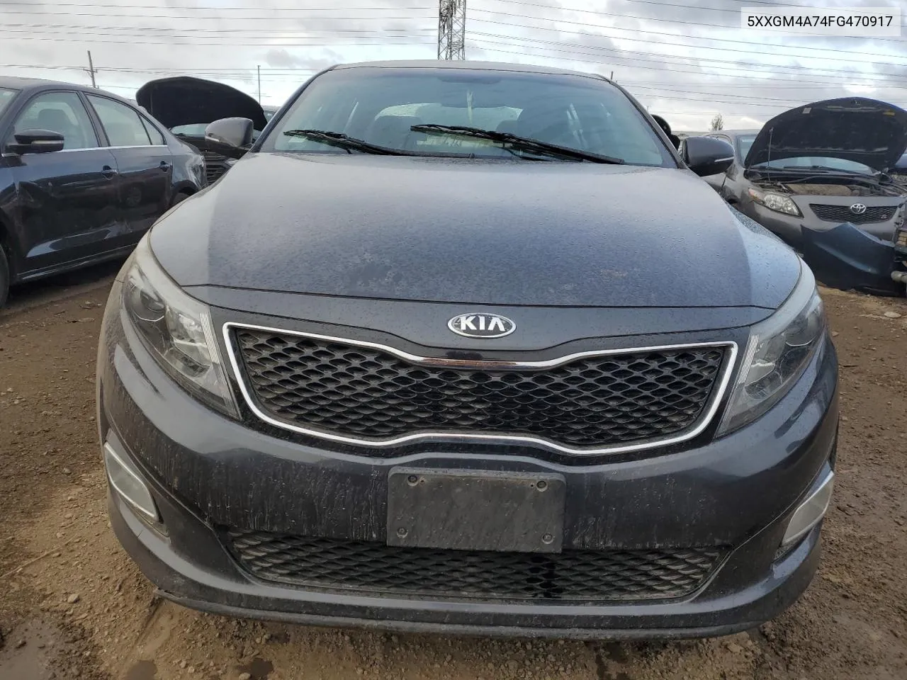 2015 Kia Optima Lx VIN: 5XXGM4A74FG470917 Lot: 75955324