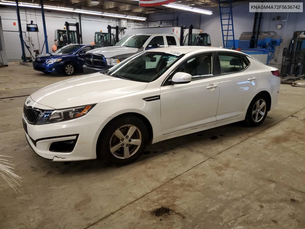 2015 Kia Optima Lx VIN: KNAGM4A72F5636742 Lot: 76129394