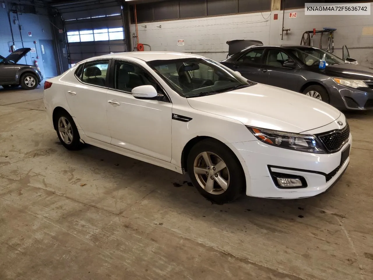 2015 Kia Optima Lx VIN: KNAGM4A72F5636742 Lot: 76129394