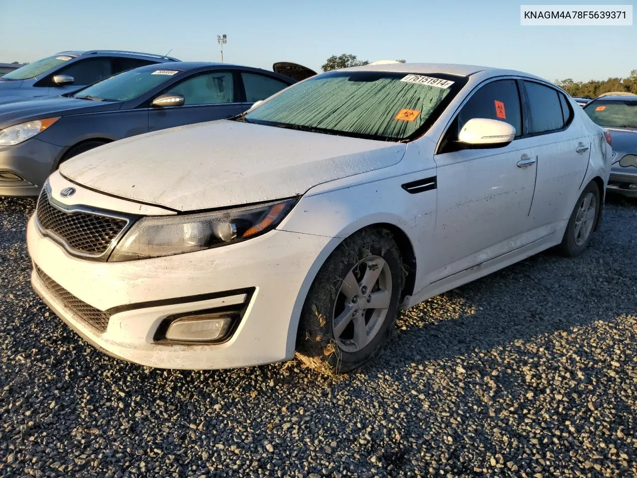 KNAGM4A78F5639371 2015 Kia Optima Lx