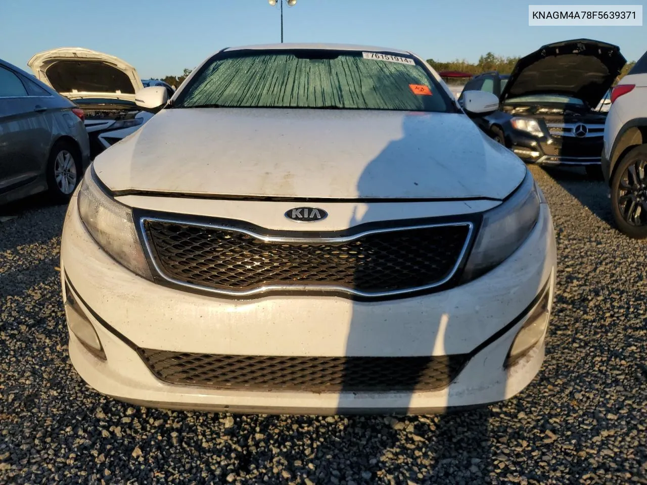 2015 Kia Optima Lx VIN: KNAGM4A78F5639371 Lot: 76151914