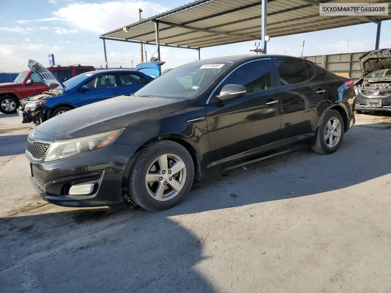 5XXGM4A78FG483038 2015 Kia Optima Lx