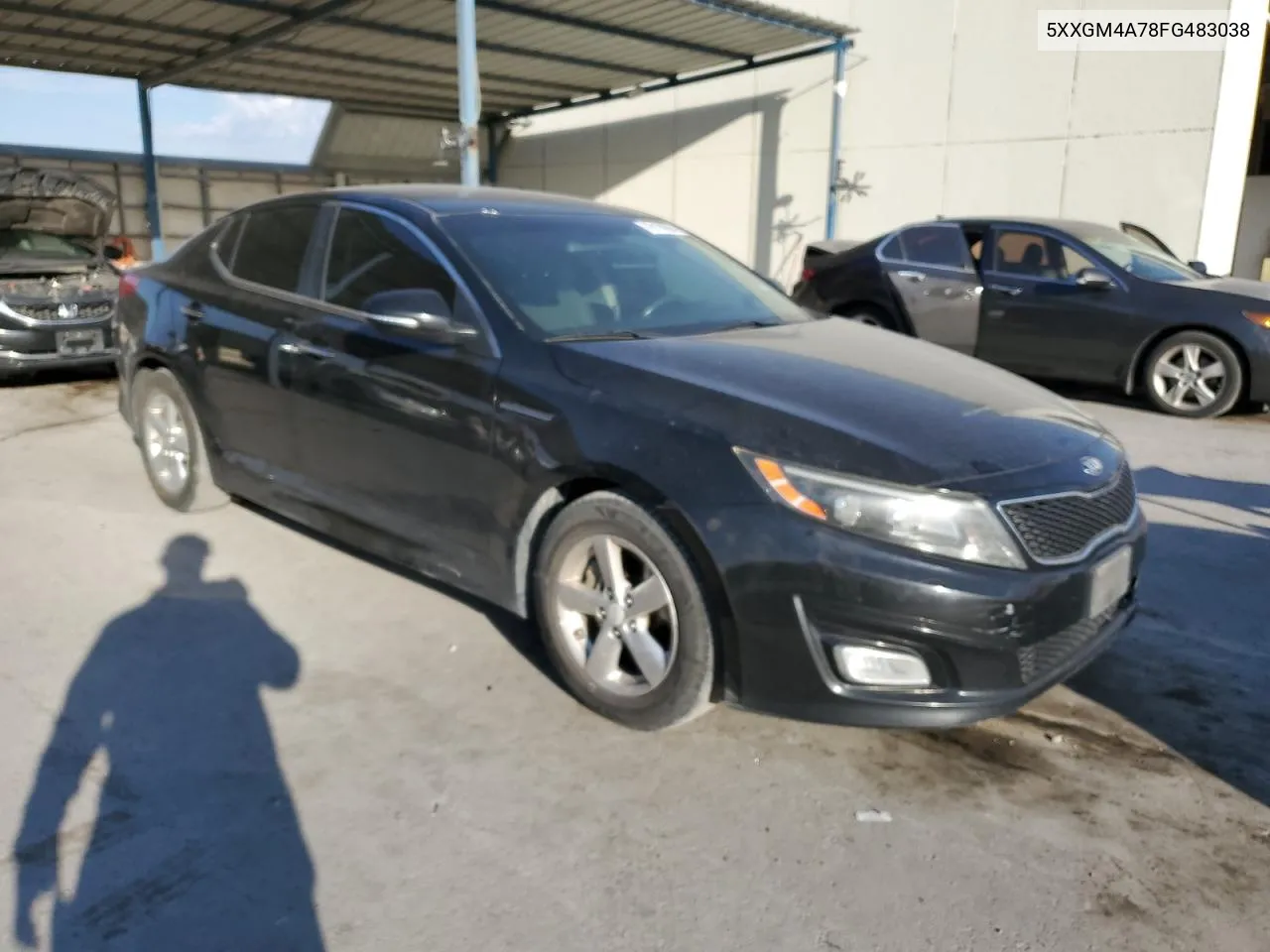 2015 Kia Optima Lx VIN: 5XXGM4A78FG483038 Lot: 76170994