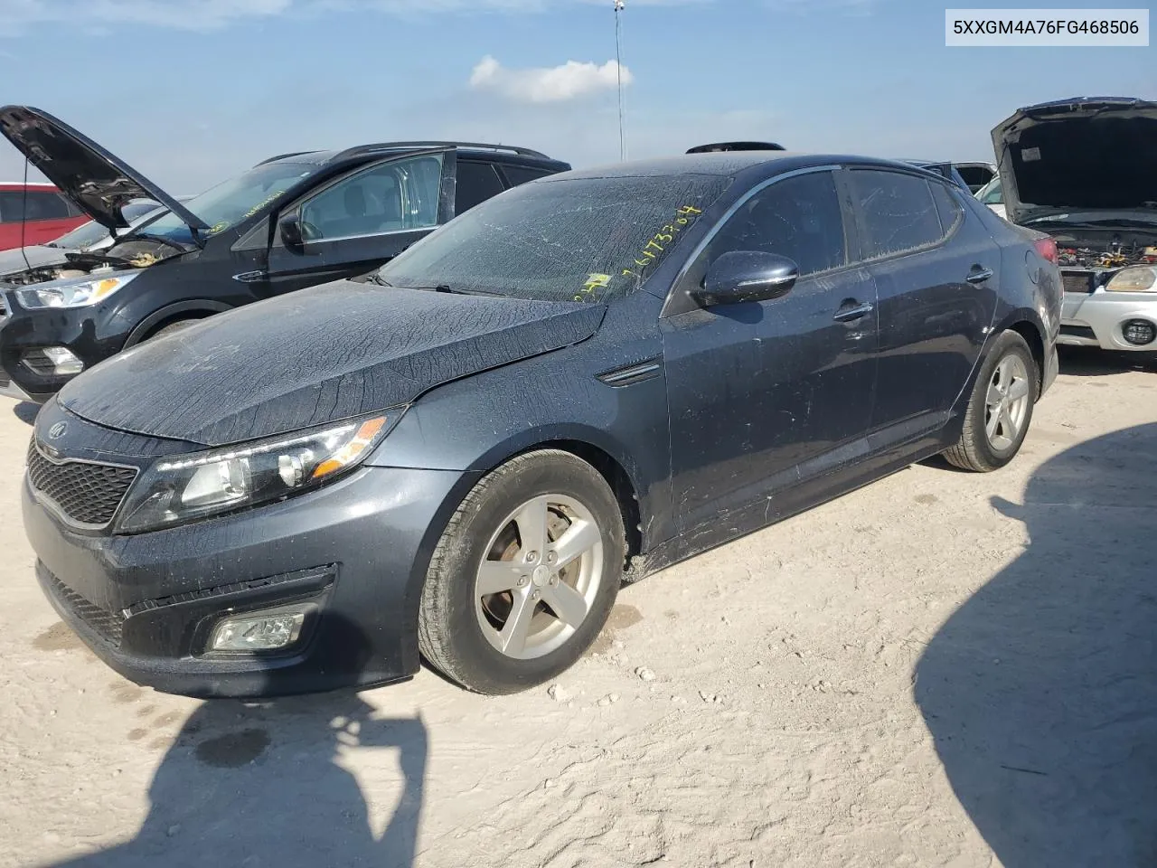 5XXGM4A76FG468506 2015 Kia Optima Lx