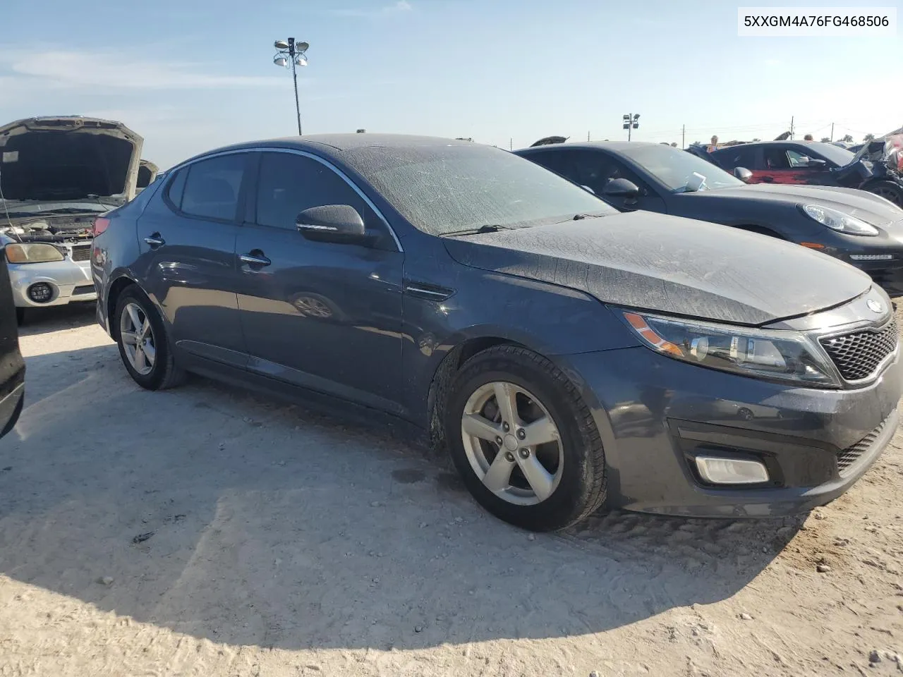 2015 Kia Optima Lx VIN: 5XXGM4A76FG468506 Lot: 76173784