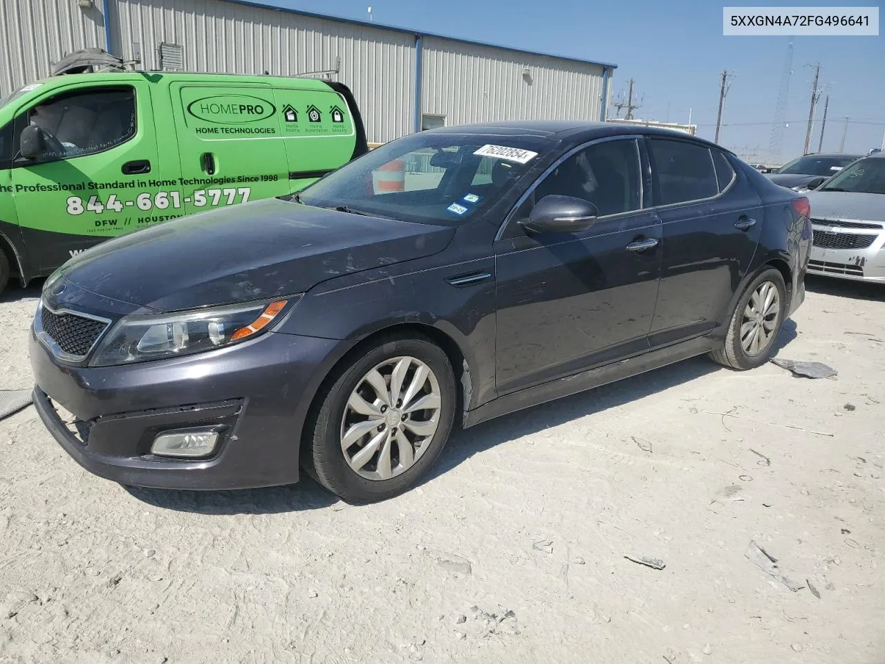 2015 Kia Optima Ex VIN: 5XXGN4A72FG496641 Lot: 76202854