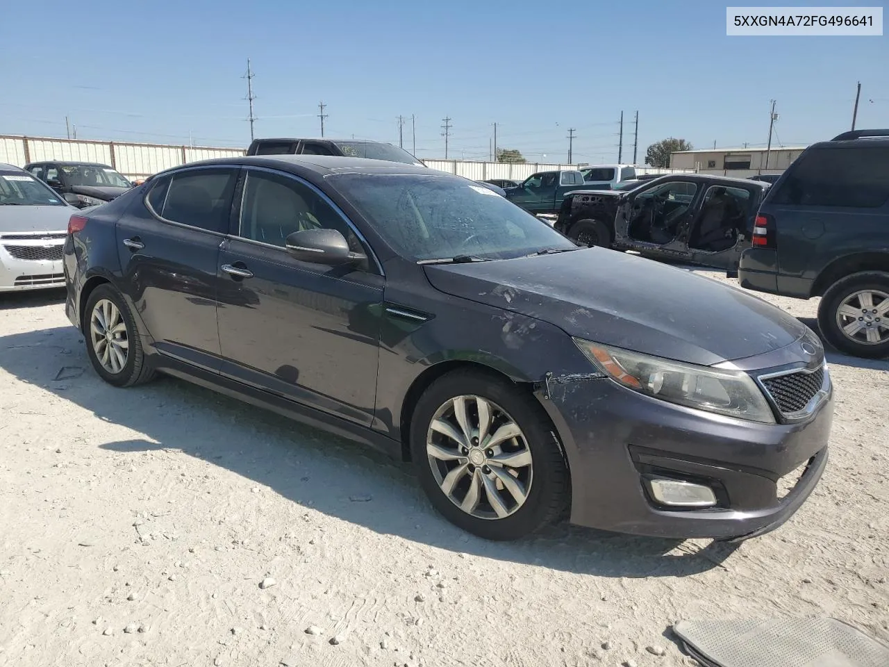 2015 Kia Optima Ex VIN: 5XXGN4A72FG496641 Lot: 76202854