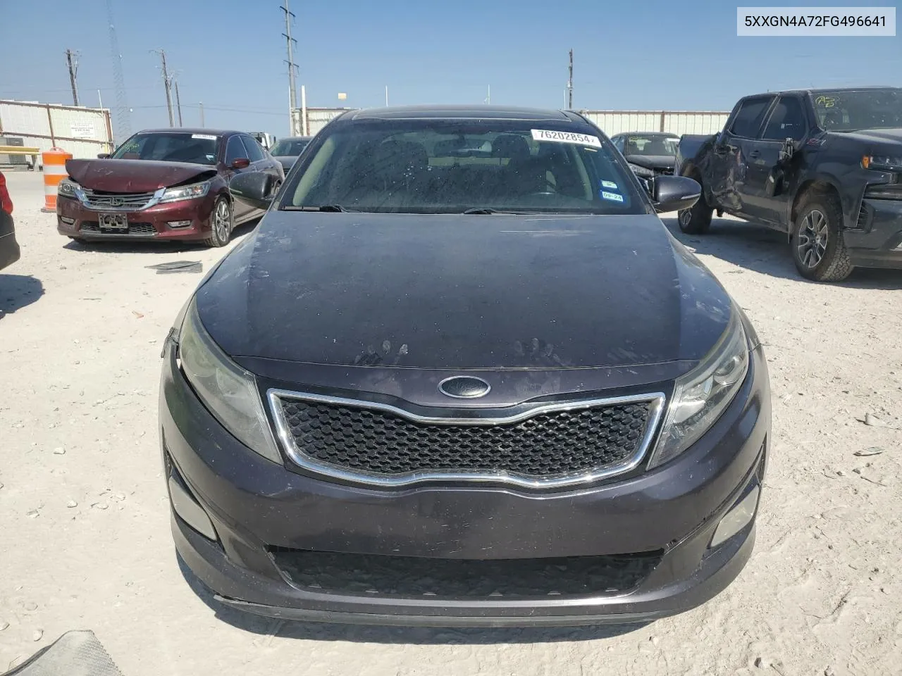 2015 Kia Optima Ex VIN: 5XXGN4A72FG496641 Lot: 76202854