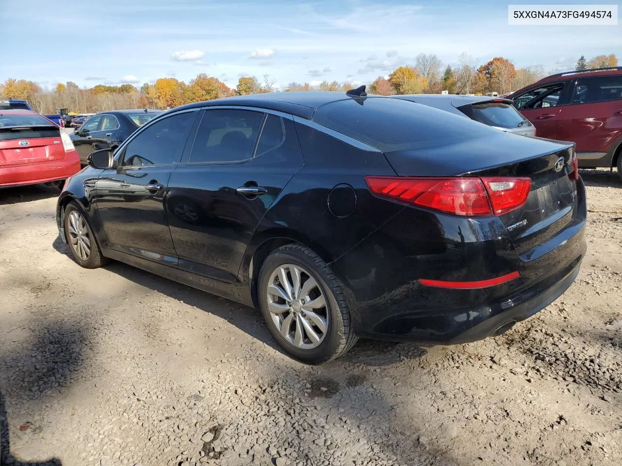 2015 Kia Optima Ex VIN: 5XXGN4A73FG494574 Lot: 76205094