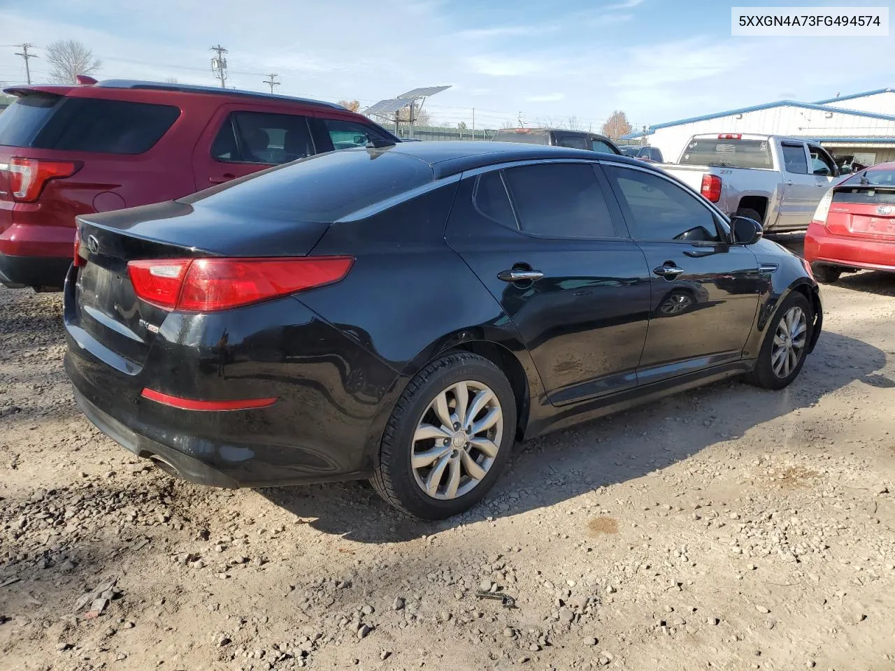 2015 Kia Optima Ex VIN: 5XXGN4A73FG494574 Lot: 76205094