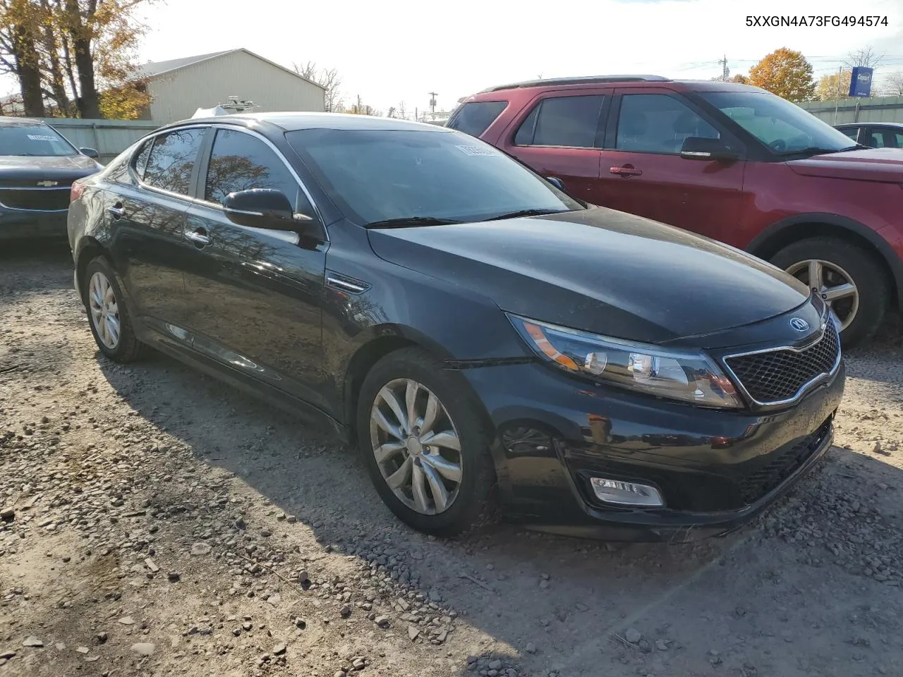 2015 Kia Optima Ex VIN: 5XXGN4A73FG494574 Lot: 76205094