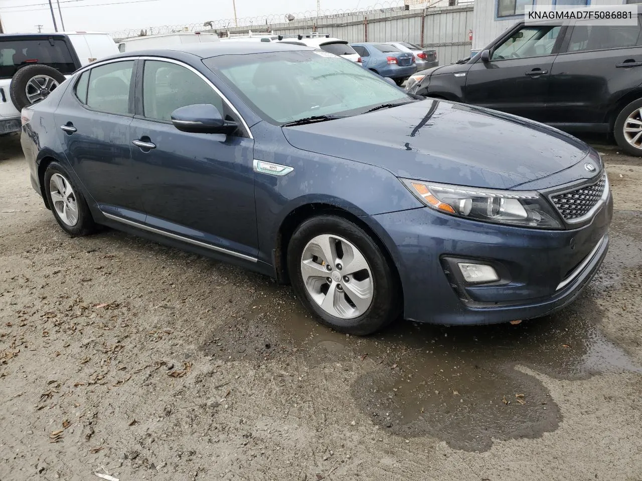 2015 Kia Optima Hybrid VIN: KNAGM4AD7F5086881 Lot: 76205754