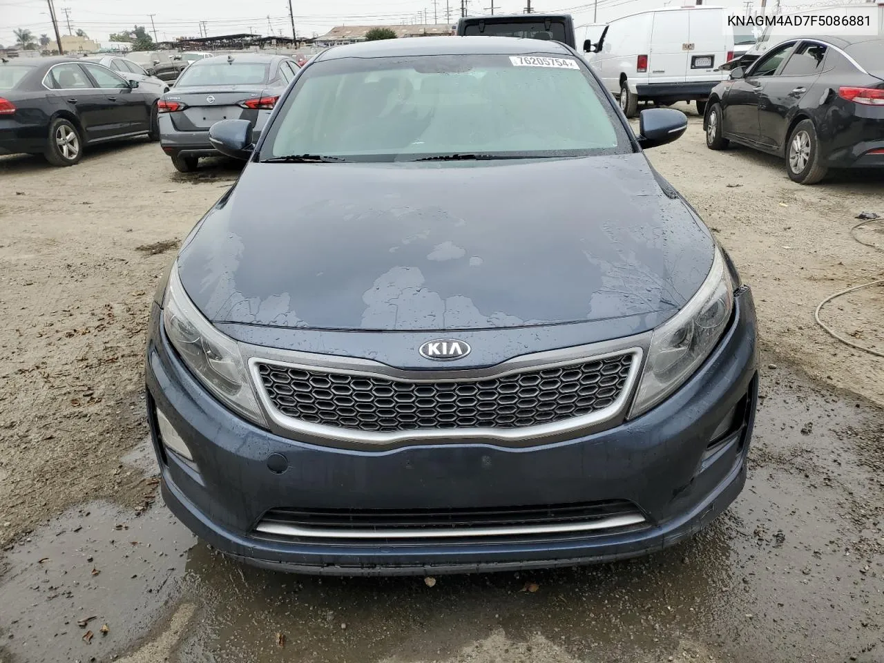 2015 Kia Optima Hybrid VIN: KNAGM4AD7F5086881 Lot: 76205754