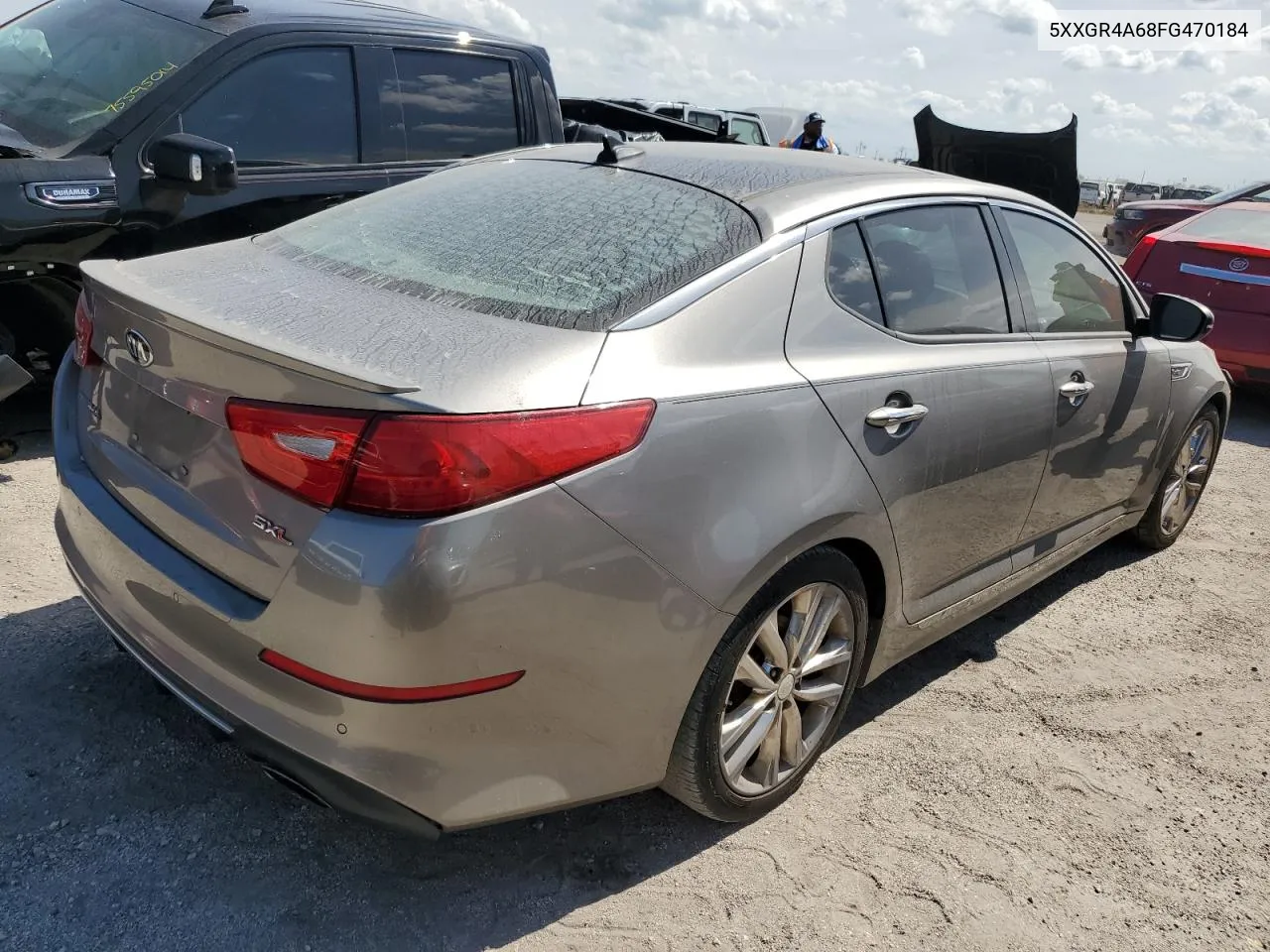 2015 Kia Optima Sx VIN: 5XXGR4A68FG470184 Lot: 76233724