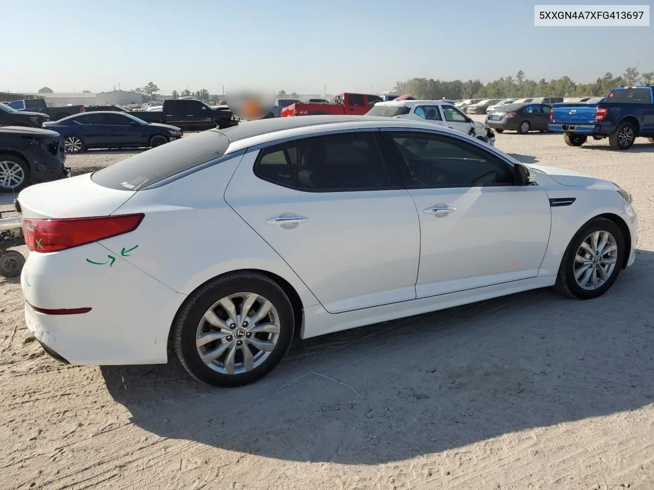 5XXGN4A7XFG413697 2015 Kia Optima Ex