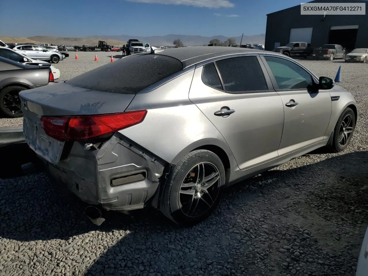 2015 Kia Optima Lx VIN: 5XXGM4A70FG412271 Lot: 76353854