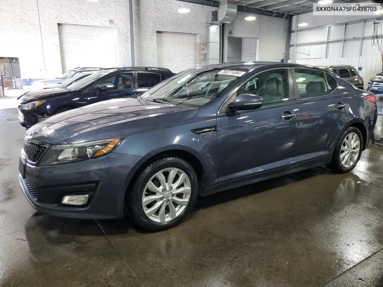 2015 Kia Optima Ex VIN: 5XXGN4A75FG438703 Lot: 76371494