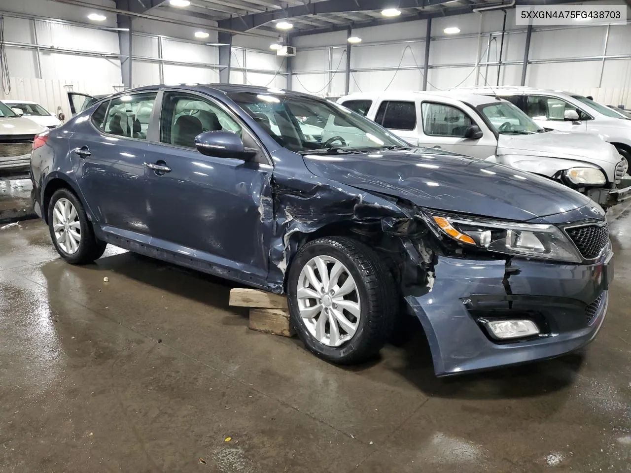 2015 Kia Optima Ex VIN: 5XXGN4A75FG438703 Lot: 76371494