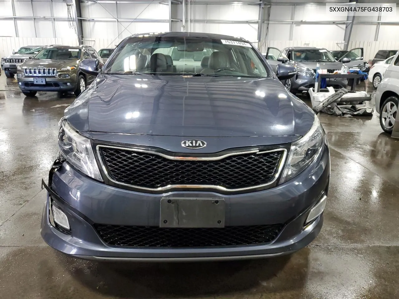 2015 Kia Optima Ex VIN: 5XXGN4A75FG438703 Lot: 76371494