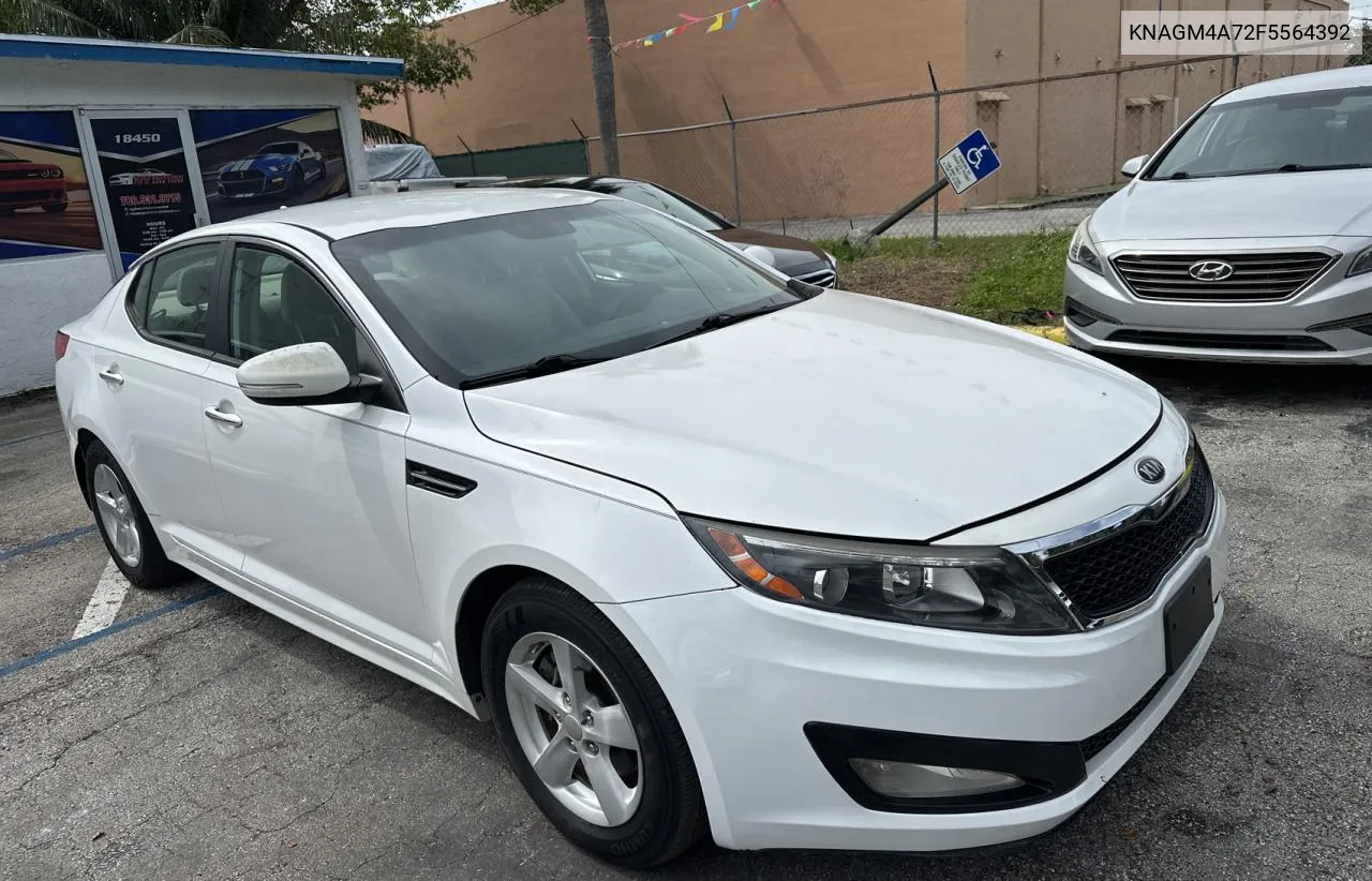 KNAGM4A72F5564392 2015 Kia Optima Lx