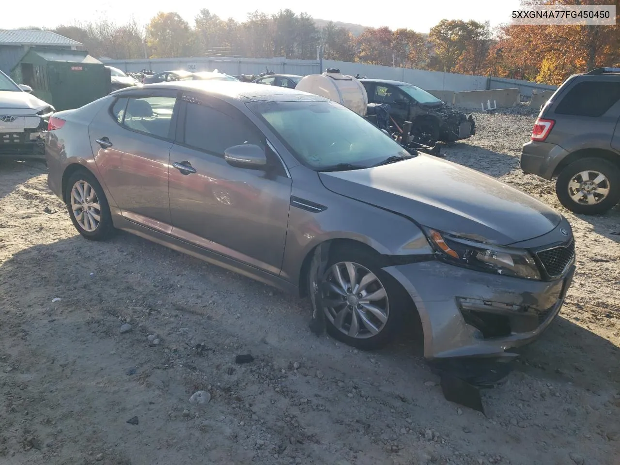 2015 Kia Optima Ex VIN: 5XXGN4A77FG450450 Lot: 76561454