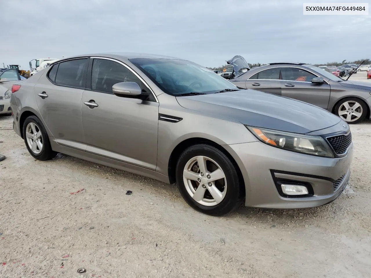 2015 Kia Optima Lx VIN: 5XXGM4A74FG449484 Lot: 76579134