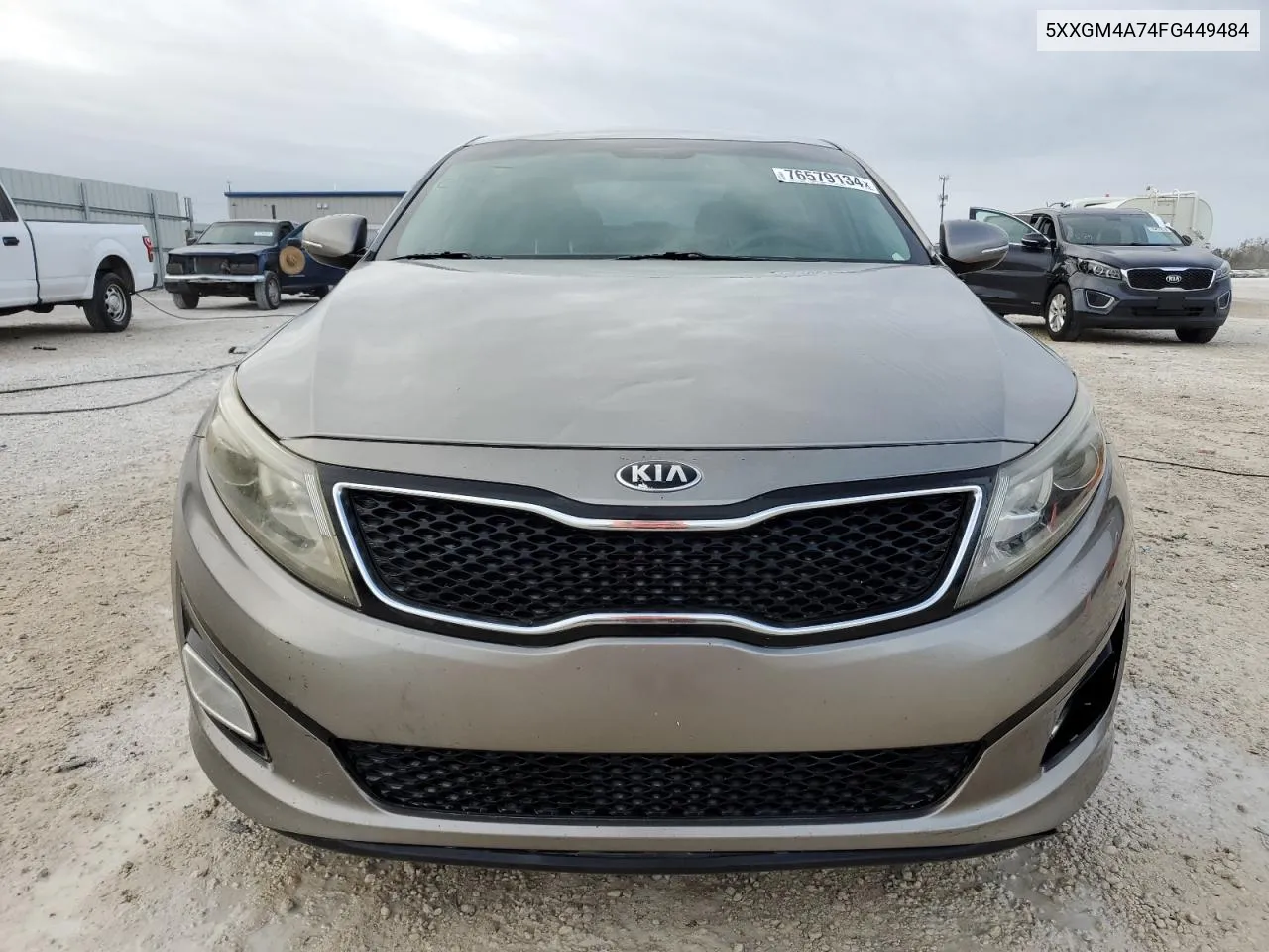 2015 Kia Optima Lx VIN: 5XXGM4A74FG449484 Lot: 76579134