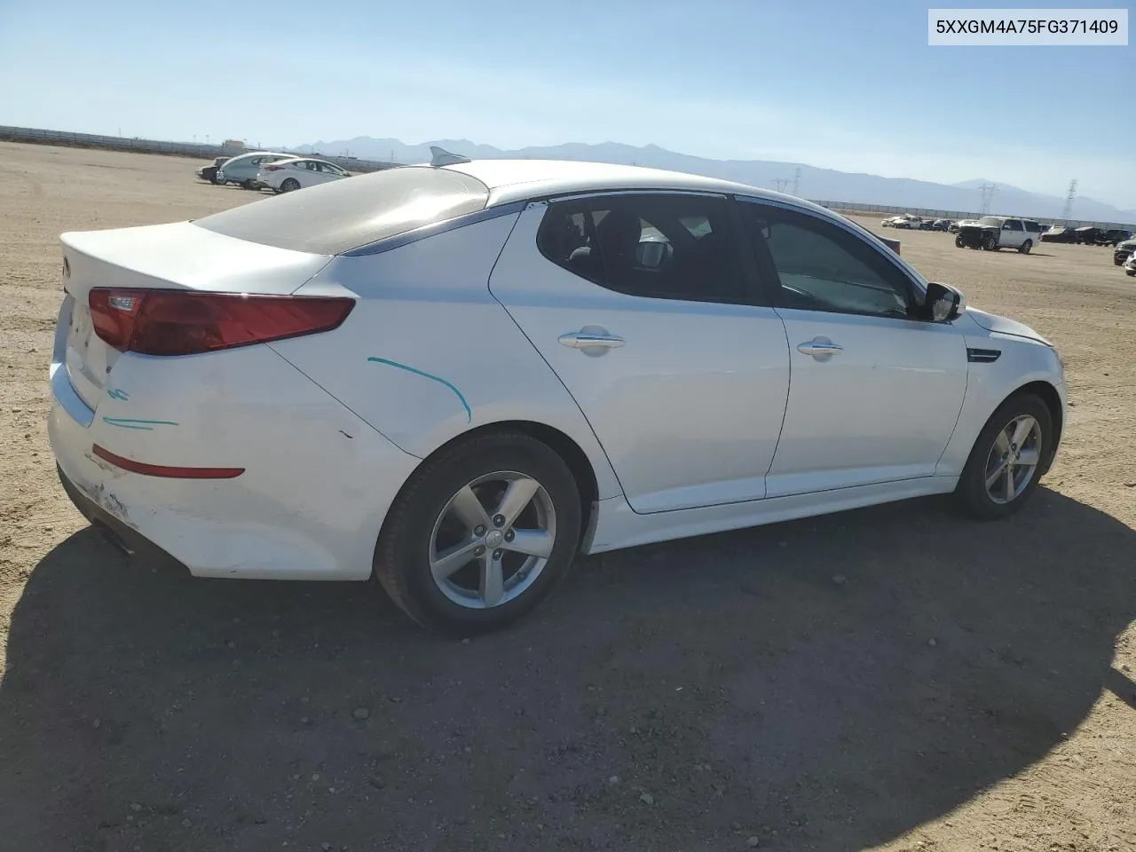 2015 Kia Optima Lx VIN: 5XXGM4A75FG371409 Lot: 76582584