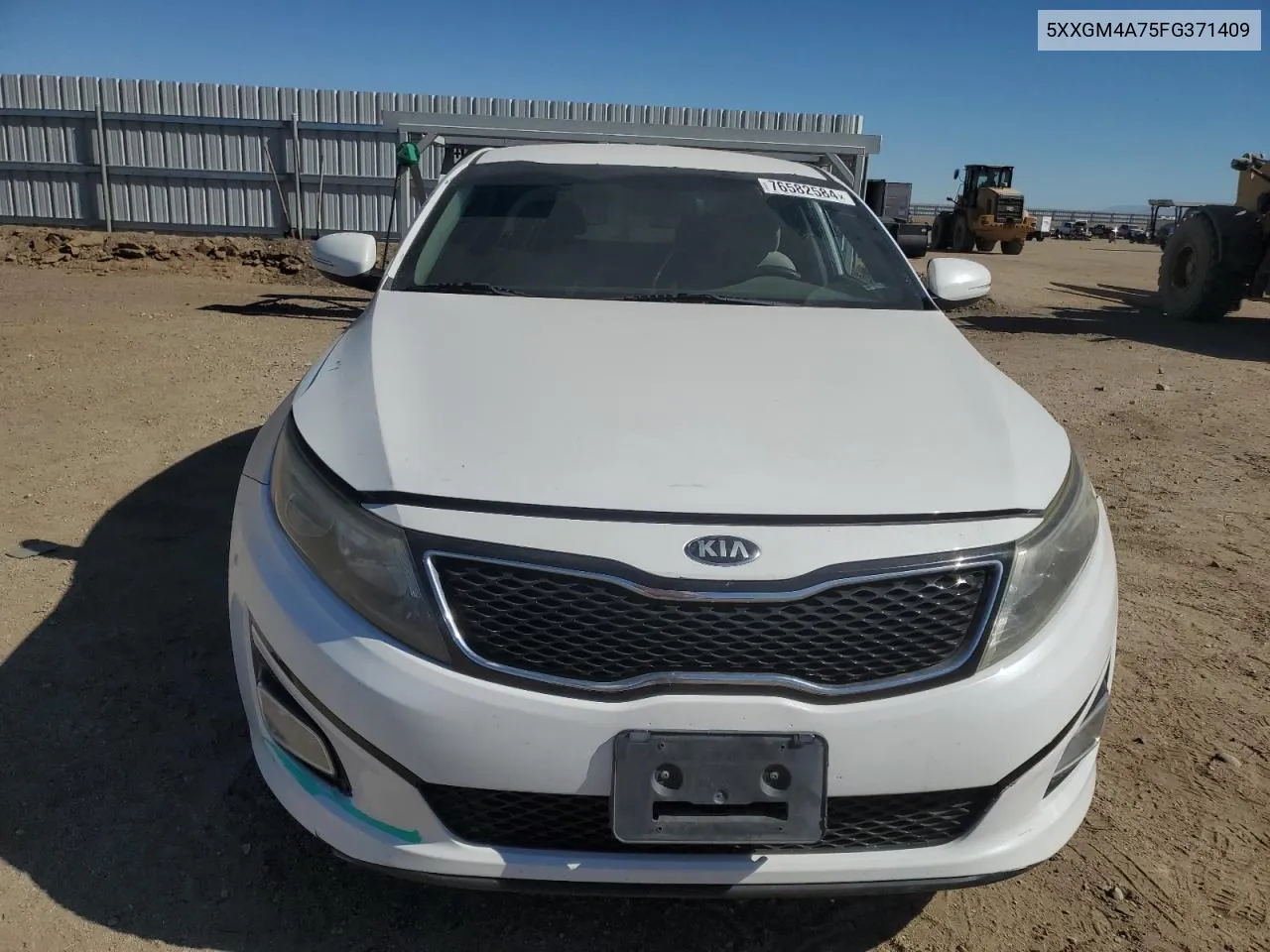 2015 Kia Optima Lx VIN: 5XXGM4A75FG371409 Lot: 76582584