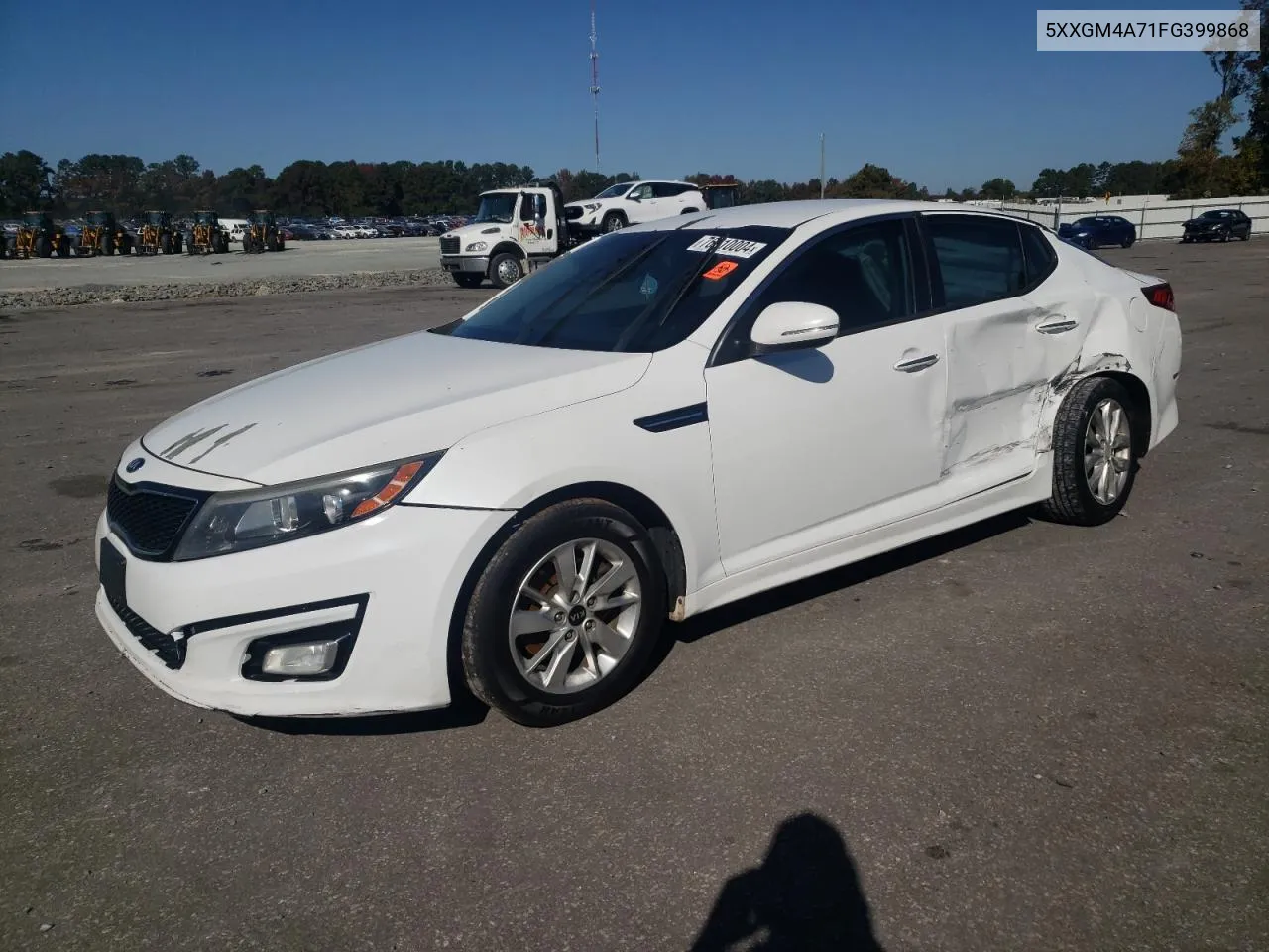 2015 Kia Optima Lx VIN: 5XXGM4A71FG399868 Lot: 76610004