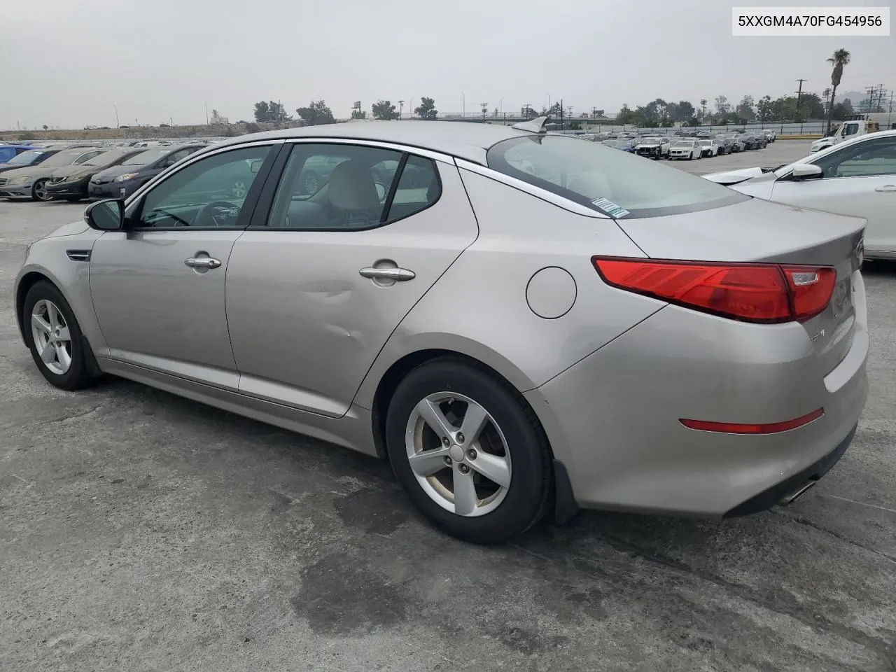 2015 Kia Optima Lx VIN: 5XXGM4A70FG454956 Lot: 76634974