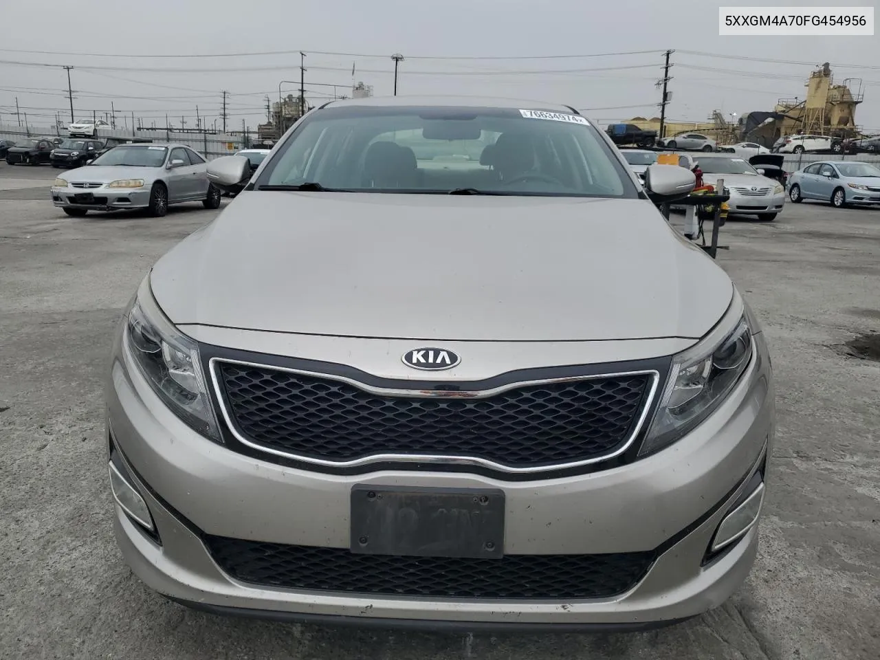 2015 Kia Optima Lx VIN: 5XXGM4A70FG454956 Lot: 76634974