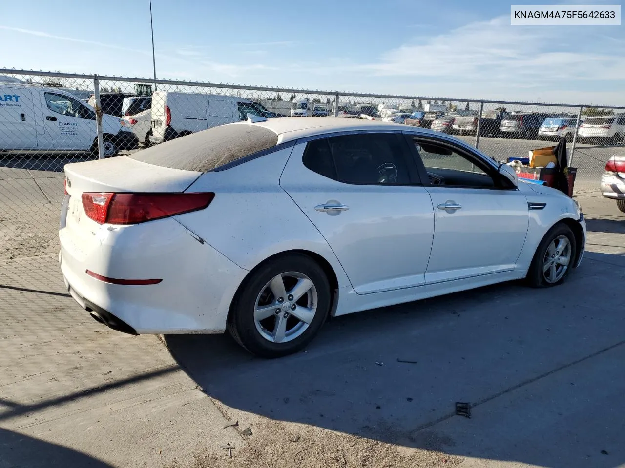 2015 Kia Optima Lx VIN: KNAGM4A75F5642633 Lot: 76714224