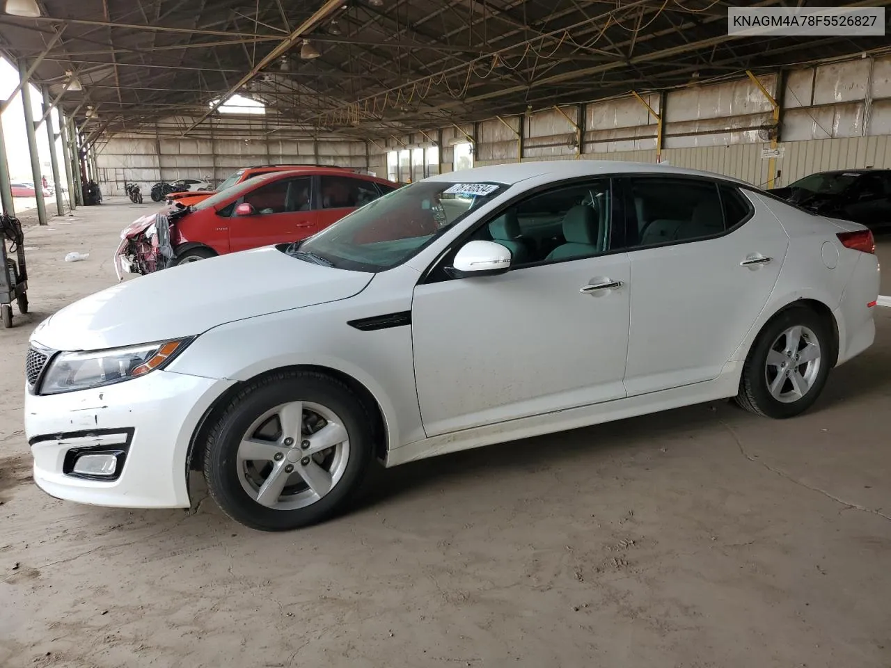 2015 Kia Optima Lx VIN: KNAGM4A78F5526827 Lot: 76730534