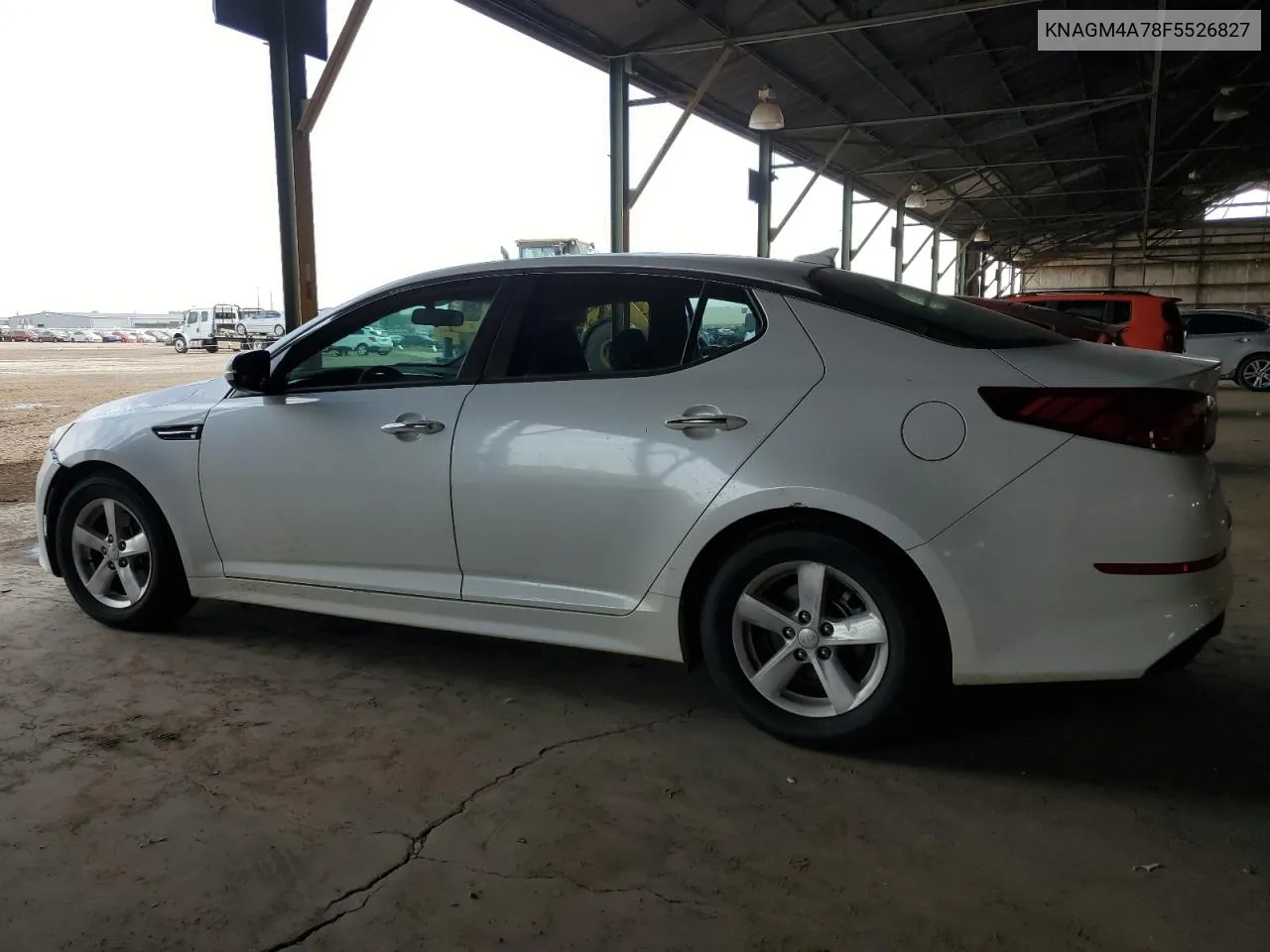 2015 Kia Optima Lx VIN: KNAGM4A78F5526827 Lot: 76730534