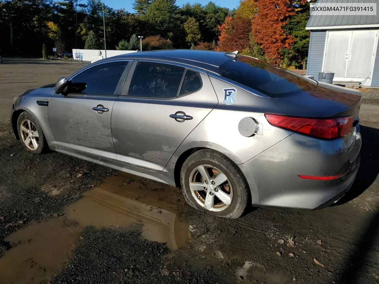 2015 Kia Optima Lx VIN: 5XXGM4A71FG391415 Lot: 76751854